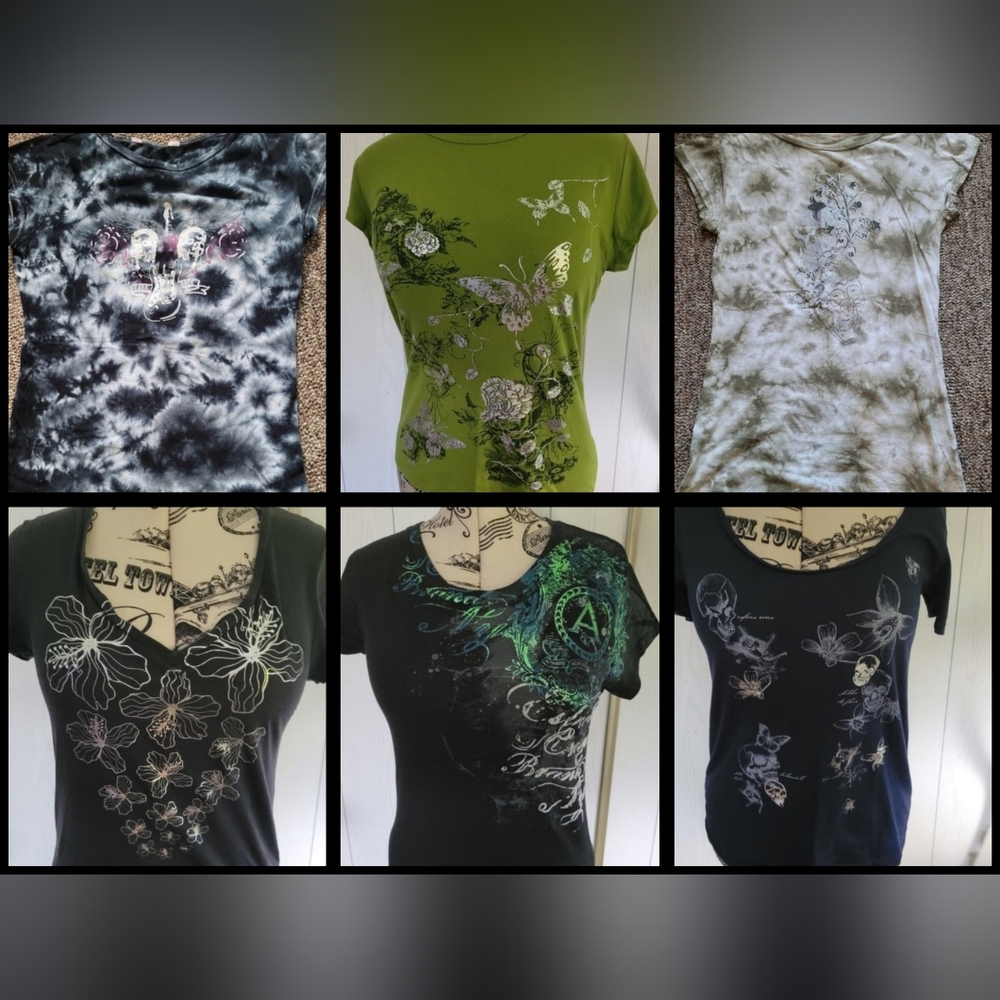 Bundle Of 6 Women's Short Sleeve Tees